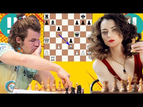Mistake chess game 225 Alexandra Kosteniuk vs Magnus Carlsen