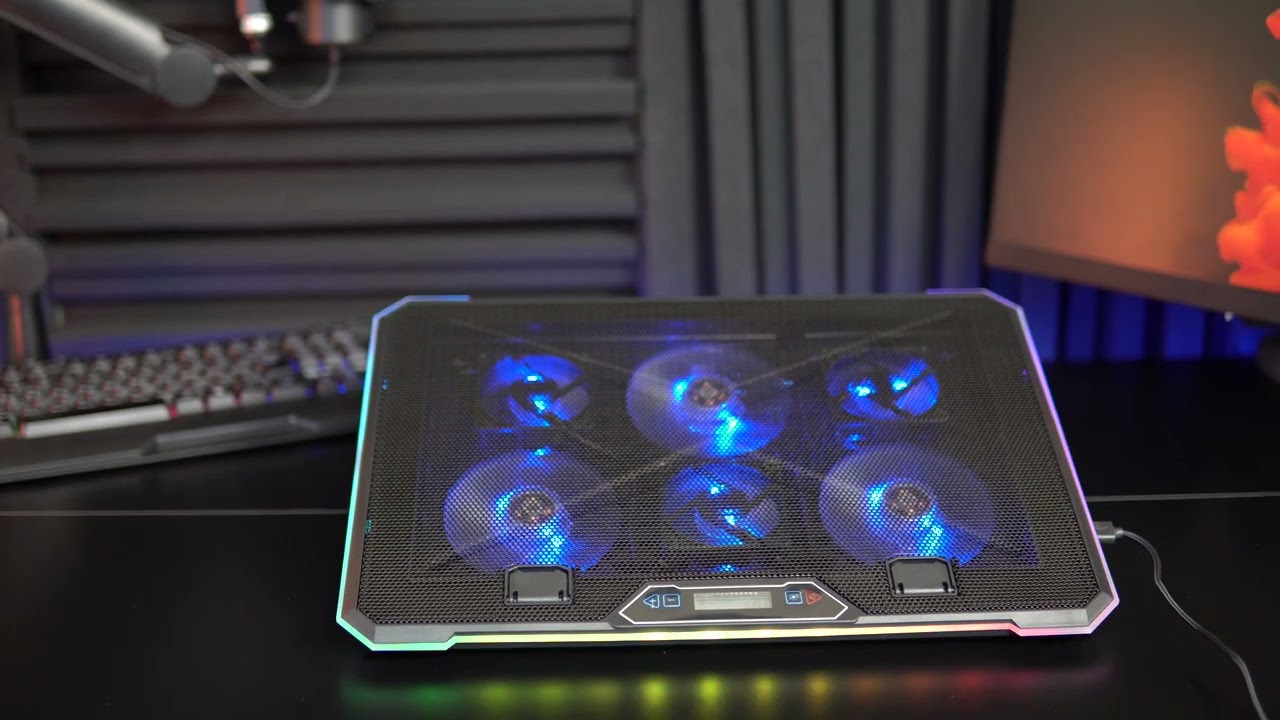 Підставка для ноутбука GamePro CP940 (Black) video preview