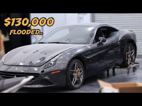 Thumbnail for Rebuilding A Flooded 2016 Ferrari California T !!! by Ferrari California T