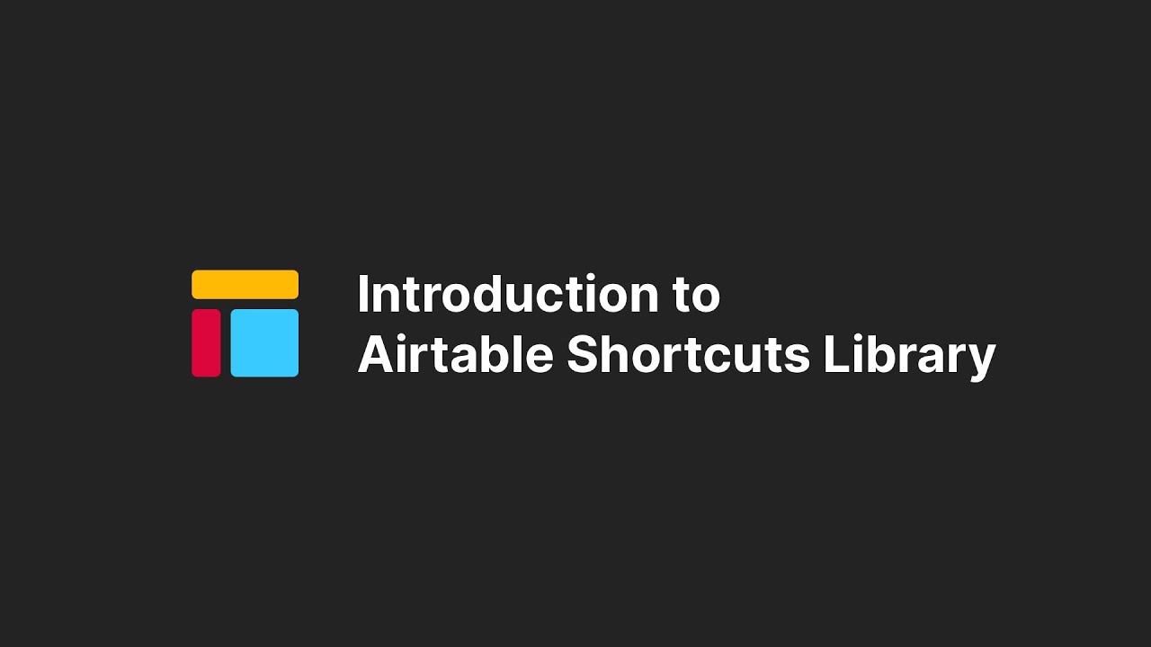 Airtable iOS Shortcuts Library demo video