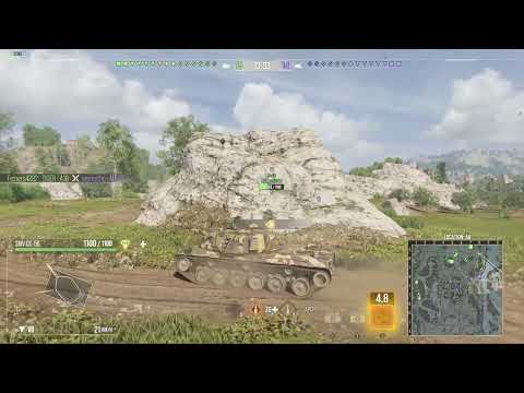 World of Tanks Console SMV CC-56 (7.2) Mastery 3.7k damage 1.1k blocked High Caliber Top gun