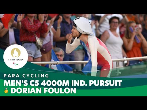 🥇 Gold at Home! Foulon’s Win Ignites French Crowd - Men's C5 4000m Individual Pursuit at #Paris2024