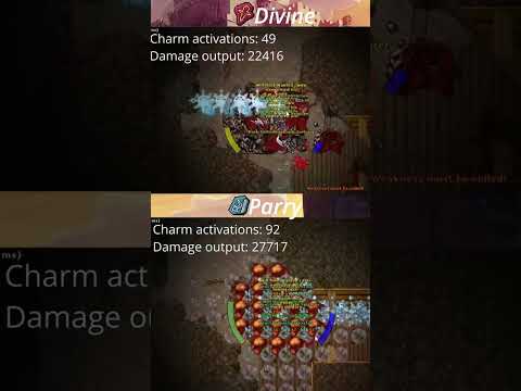 PARRY vs DIVINE WRATH Qual é melhor para Knight? #tibia #tibiagame #gamer  #inaudio #gameplay
