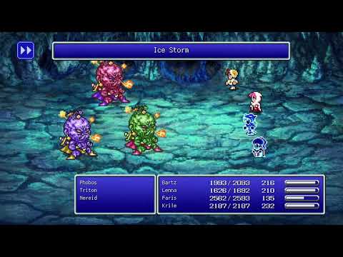 Final Fantasy V Pixel Remaster - Phobos, Triton, Nereid (Easy Win Trick)