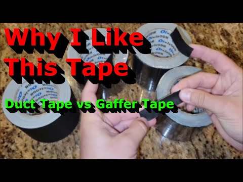 Why I Like This Tape - Duct Tape vs Gaffer Tape - Test & Review
