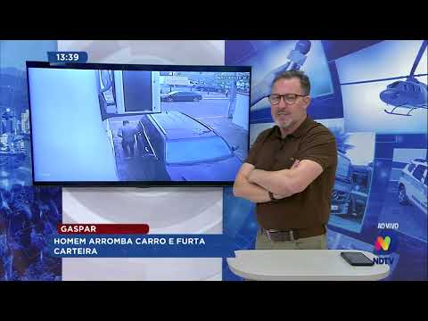Gaspar: Homem arromba caro e furta carteira