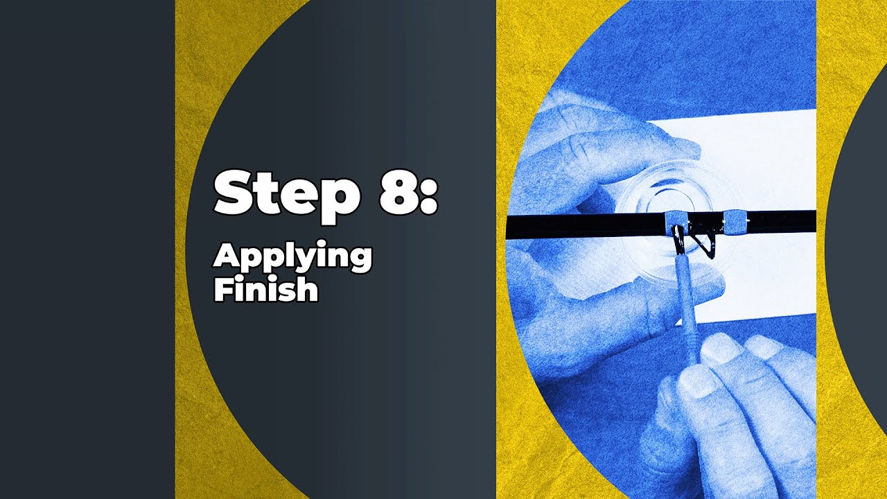 Step 8: How To Apply Rod Guide Finish - Rod Building 101