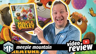 Critter Friends - Maple Valley Preview & How to Play - Boardgame Brody