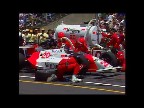 1989 Indy500 | Emerson Fittipaldi to the lead with 60 laps to go