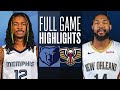 GRIZZLIES at PELICANS | FULL GAME HIGHLIGHTS | December 19, 2023