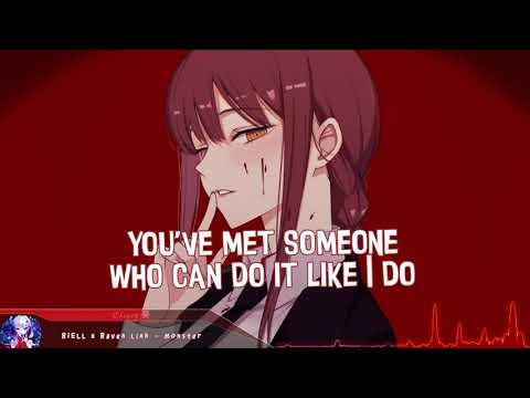 Nightcore - Monster (RIELL & Raven Link) - (Lyrics)