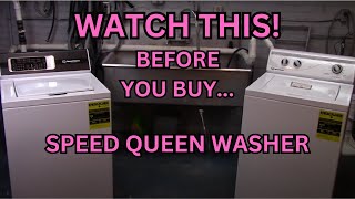 WATCH THIS Before You Buy A New Speed Queen Washer