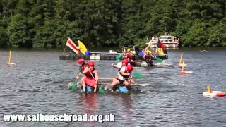 preview picture of video 'Norfolk Broads: Salhouse Broad Raft Race 2012'