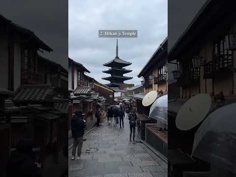 5 Places to visit in Kyoto ⛩️#travel #japan #kyoto #traveljapan #japantravel #kyototravel #temple