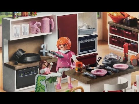 Playmobil Kitchen (City Life Playset 9269) | Education for Kids | MyKids TV | Play Mobil