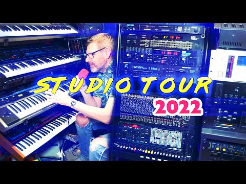 Studio Tour 2022 | 80s Vintage Synthesizers and Gear