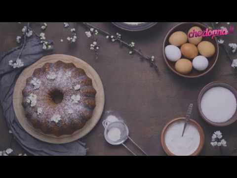 Ciambellone integrale con gocce di cioccolato