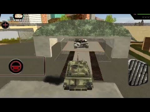 Robot shark // tank robot fight with army tank