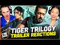 TIGER Trilogy Trailers Reaction! | Salman Khan | Katrina Kaif | YRF Spy Universe