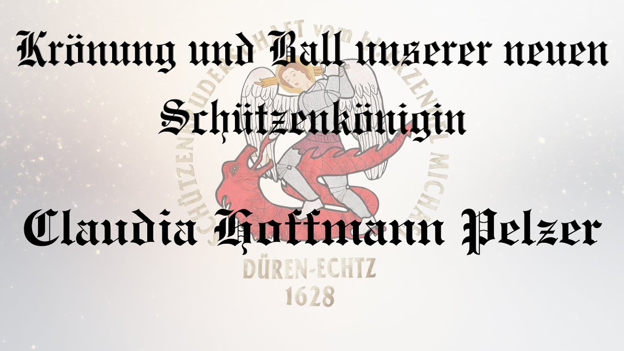 Originales YouTube-Vorschaubild: Krönung unserer neuen Schützenkönigin Claudia Hoffmann Pelzer und ihrem Gemahl Guido