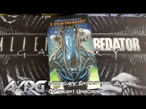 Legendary Encounters: Alien Covenant Unboxing (Legendary Encounters: Alien Expansion)
