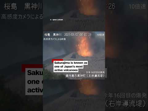 Ash erupts from volcano in Japan