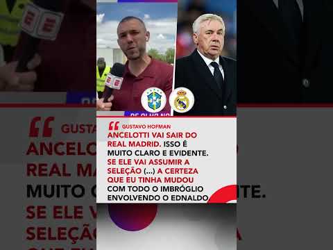 Novela seleção brasileira e Ancelotti segue sem fim #shorts