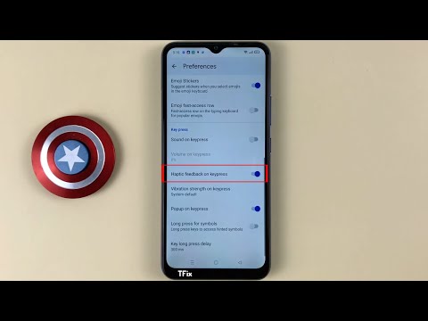 How to enable/disable Haptic Feedback on keypress on Realme C15 Android 11
