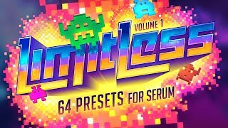 Video thumbnail for Limitless Vol. 1 by MDK - Xfer Serum preset playthrough Bass by Black Octopus Sound
