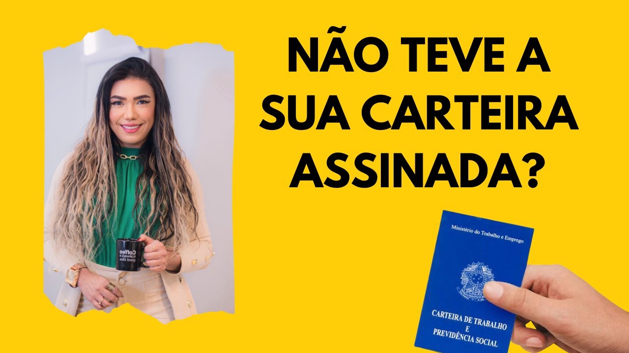 Não teve a sua carteira assinada? Você está perdendo dinheiro