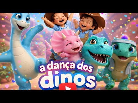 A dança dos dinossauros - música infantil de Dinossauro para dançar 🦖