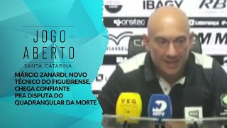 Novo técnico do Figueirense chega confiante pra disputa do quadrangular da morte - Jogo Aberto SC