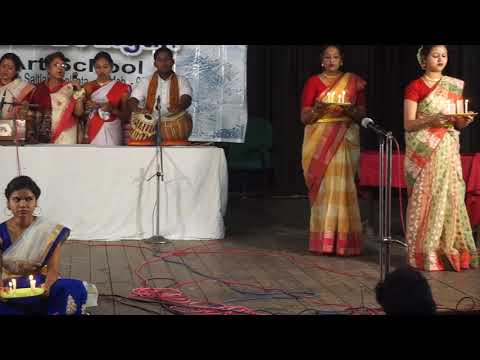 sangacchadwang fused with anandaloke - rabindra sangeet