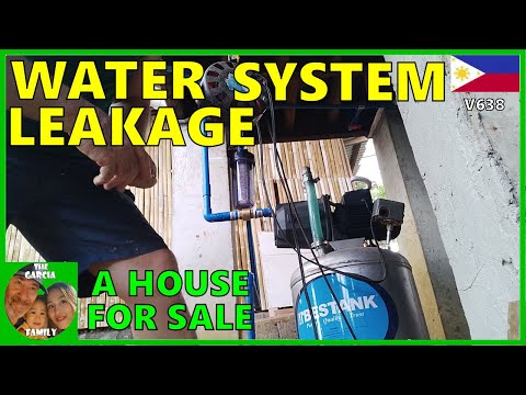 FOREIGNER BUILDING A CHEAP HOUSE IN THE PHILIPPINES - WATER SYSTEM LEAKAGE - THE GARCIA FAMILY