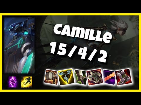 Camille vs Fiora BR Challenger TOP (15/4/2) Gameplay Replay - Patch 10.24