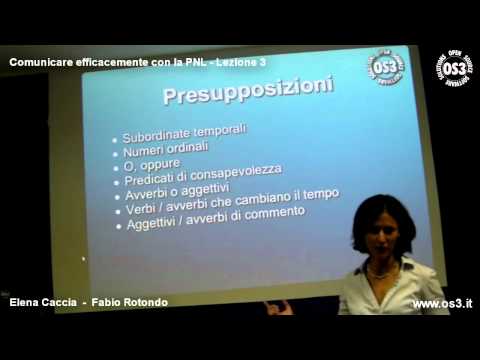 Comunicare efficacemente con la PNL - Lezione 3