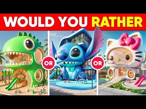 Would You Rather - Build Your Fantasy House 🏠💖🌈 Moca Quiz
