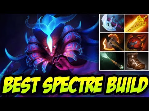 Dota 2 [Spectre] How to Fast Farm With Battle Fury Build by QO | Divine Top Rank Pro | Full Game