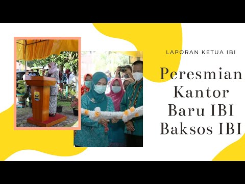 IBI Lounching Renstra IBI  sekaligus peresmian Kantor Baru IBI dan Bakti Sosial Pembagian Sembako