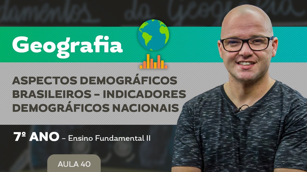 Aspectos Demográficos Brasileiros – Indicadores demográficos nacionais – Geografia – 7º ano – E.F.
