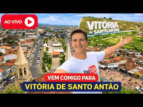 📢IRL ao VIVO CONHECENDO VITÓRIA de SANTO ANTÃO PELA PRIMEIRA VEZ.