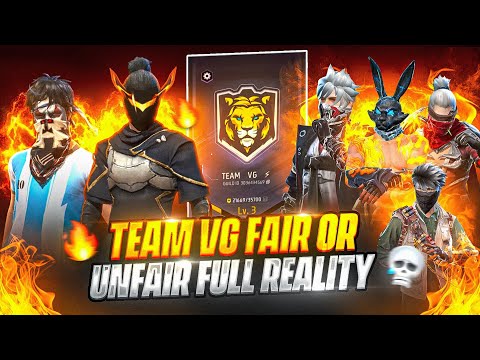 TEAM VG🔥 FAIR OR UNFAIR FULL REALITY😱❓ ||VASU GAMER|| 