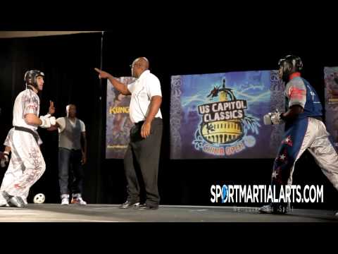 Cass Sigmon v Avery Plowden   Mens Team Sparring   2013 US Capitol Classics Finals
