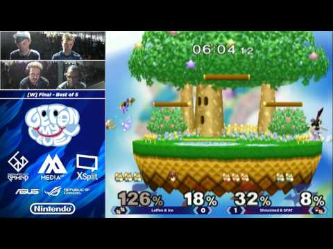 Leffen & Ice vs Shroomed & SFAT - GOML 2017 - Melee Doubles Winners Final