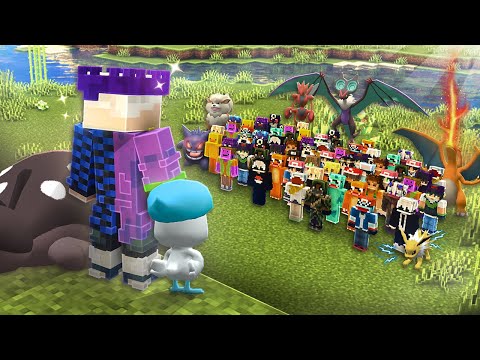 We Spent 100 Days in Pokemon Minecraft [With Viewers] | Part1