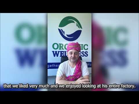Organic Wellness factory visit -   WOW  effect on Eduard ji , our partner from Moldova & Romania
