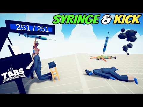 Syringe & Kick! Nurse & Taekwondo vs EVERY FACTION - Totally Accurate Battle Simulator TABS