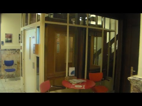 1948 awesome elevator (mb. Schindler) at Huize Tavenier Groningen, Netherlands