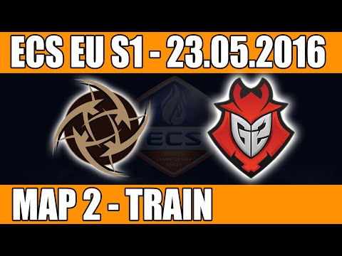 NIP vs G2 eSports | Map 2 (Train) ECS EU Season 1 2016 CS:GO Week 7 (23.05.2016)