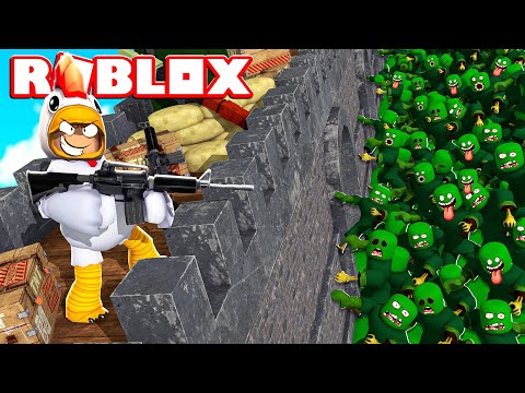 LA MIA NUOVA BASE ANTI ZOMBIE DA 1.000.000€ SU ROBLOX!!